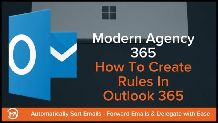 How To Create Rules In Outlook 365